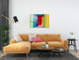 Wallity Cuadro Decorativo de Cristal Templado Multicolor 30 x 45 cm